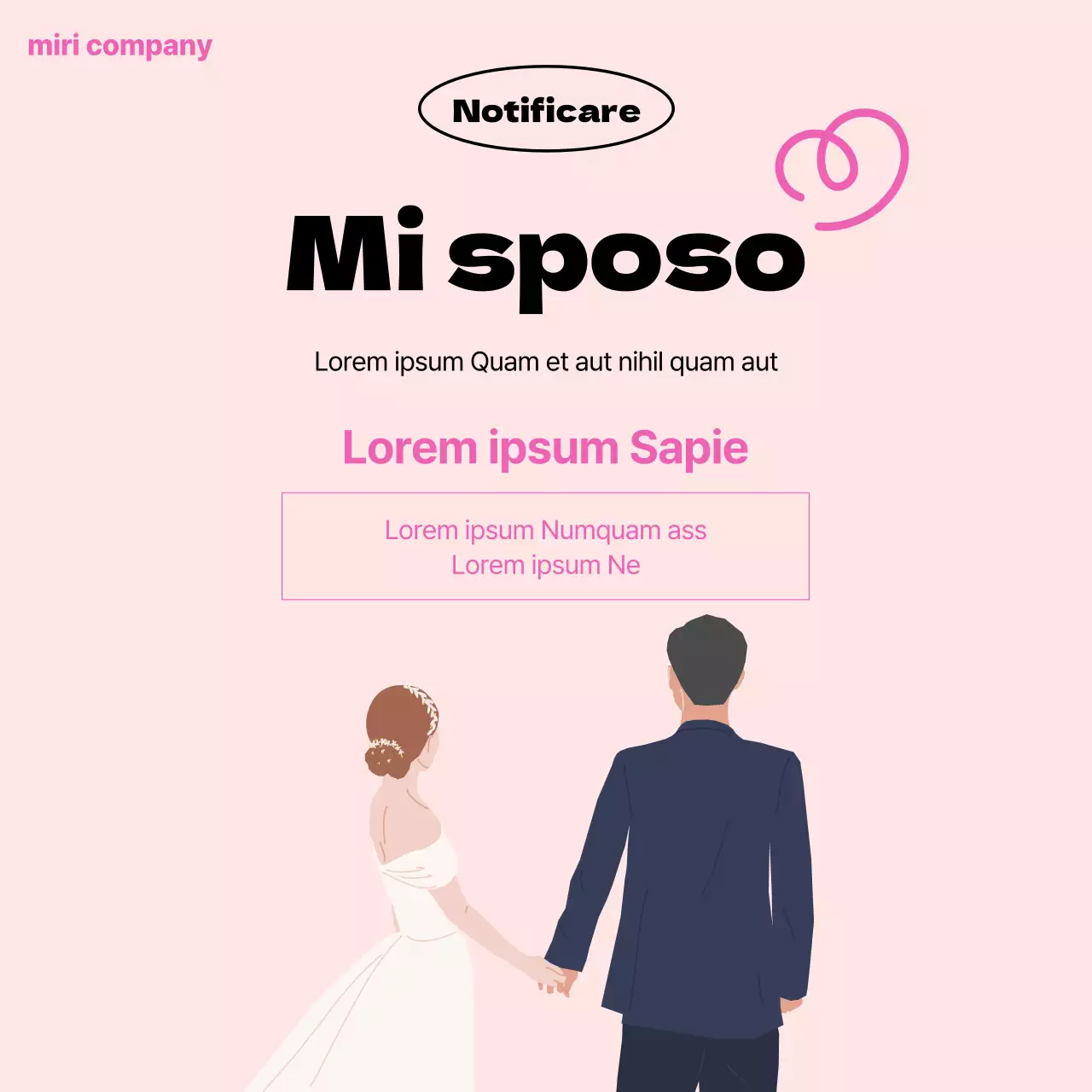 Una semplice guida arancione e nera per gli annunci interni alle risorse umane