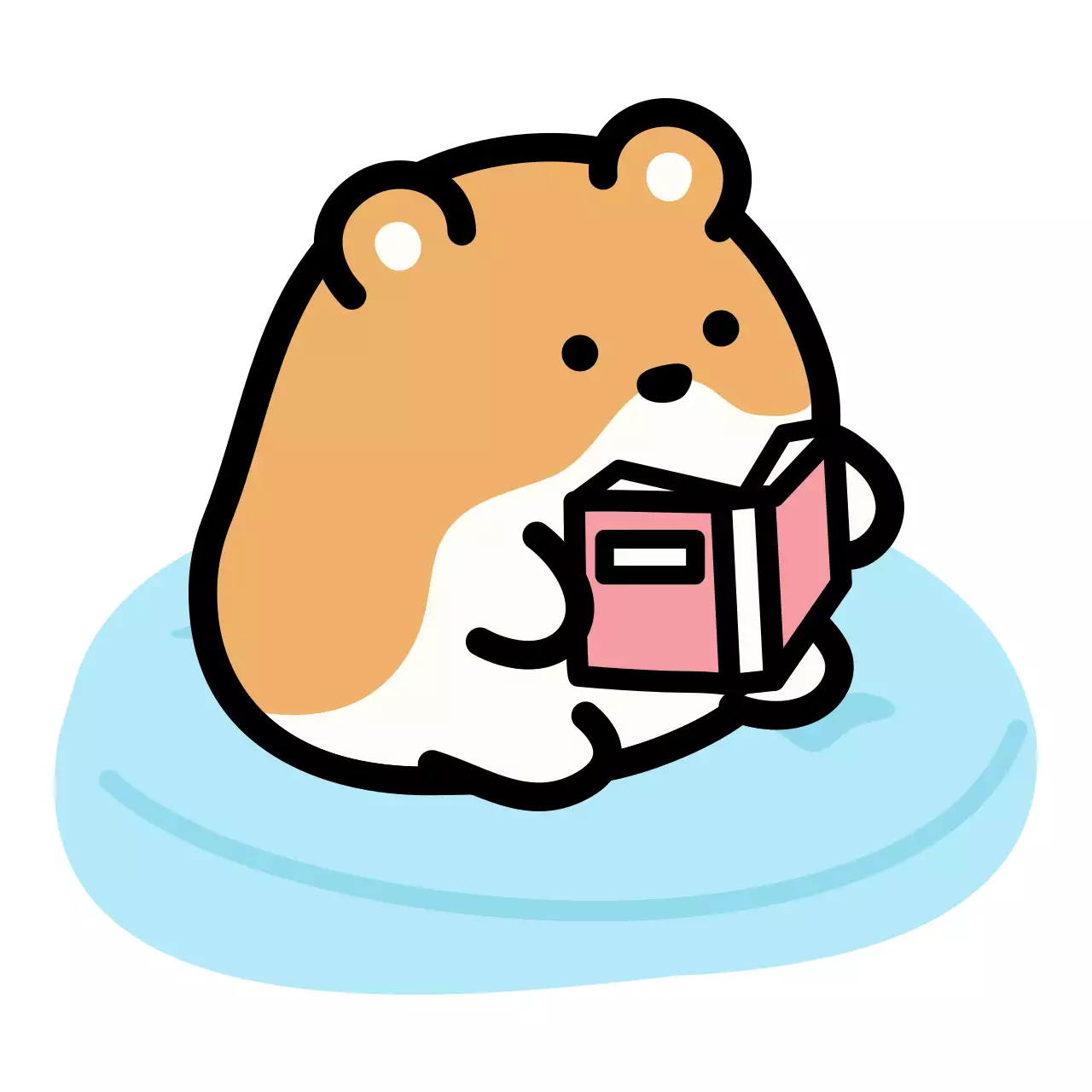 かわいいイラストの学習塾の宣伝用