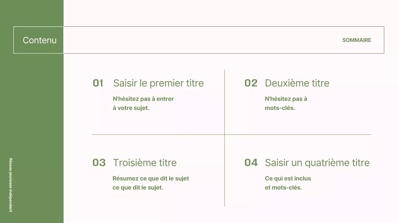 Des rapports simples, verts et roses pour les ONG