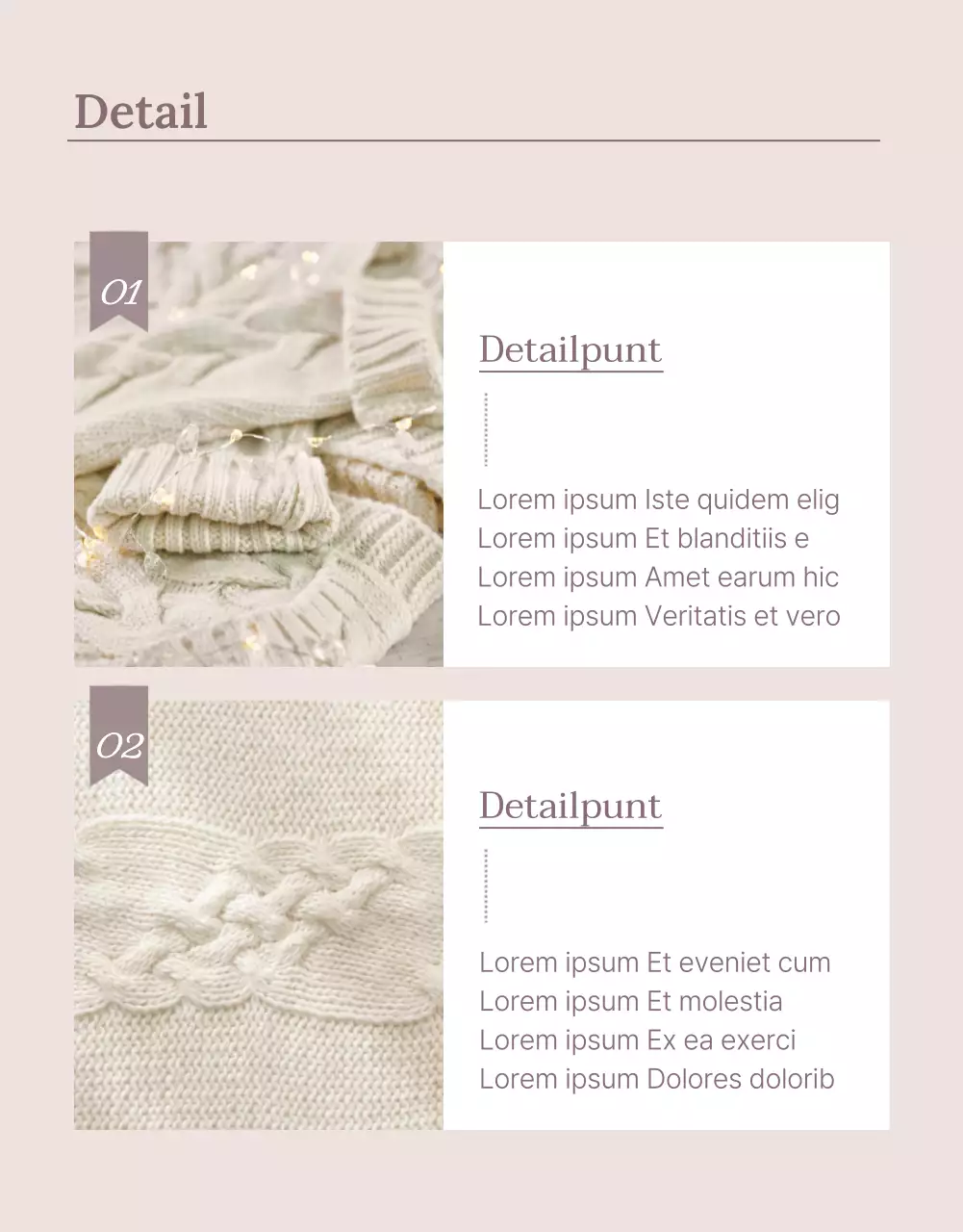 Een beige advertentie voor een luxe modewinkelcentrum