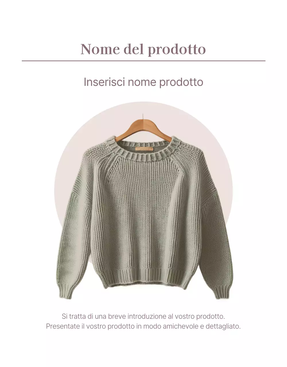 Pagina di dettaglio di un centro commerciale di moda beige e di alta gamma
