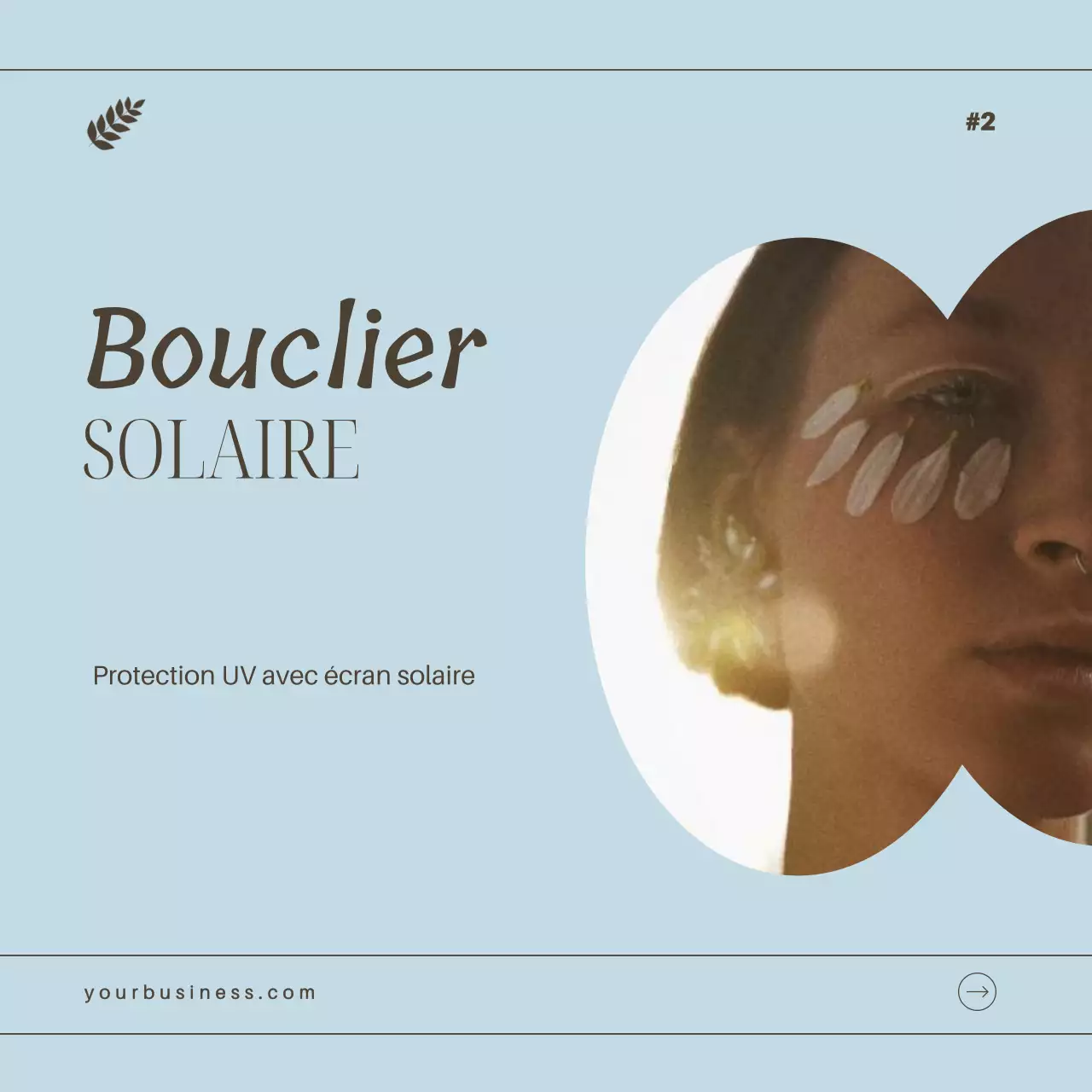 Bleu ciel et brun élégant Guide d'astuces secrètes pour les soins de la peau