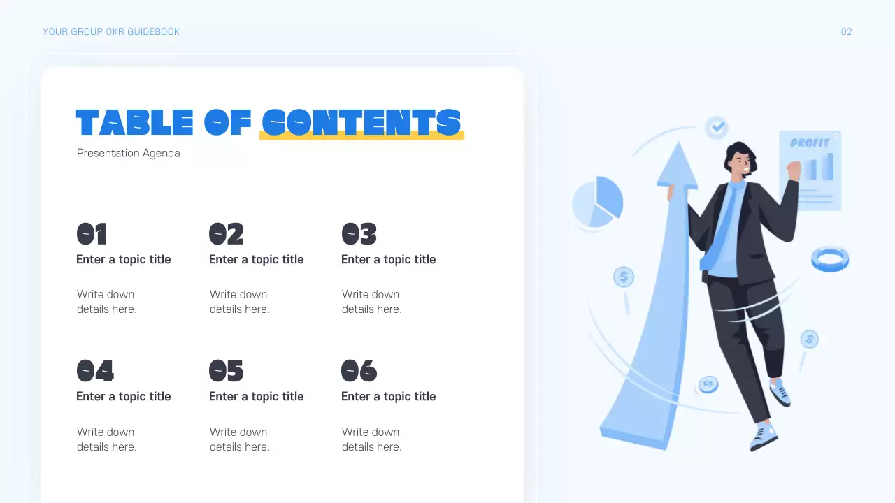 Blue Modern Business Guide Presentation