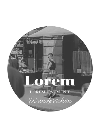 Café-Artikel im Vintage-Stil mit Schwarz-Weiß-Fotografie und -Schriftzug für einen sentimentalen Touch