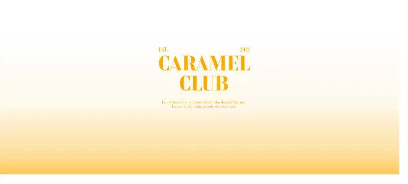 Impressive design with tasteful gradients and typography placement