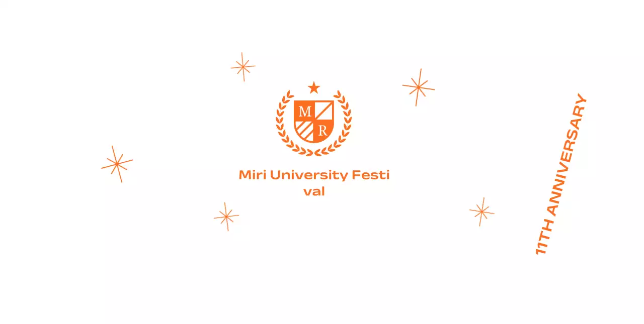 月桂樹のある学校ロゴとキラキラのある学校記念祭り