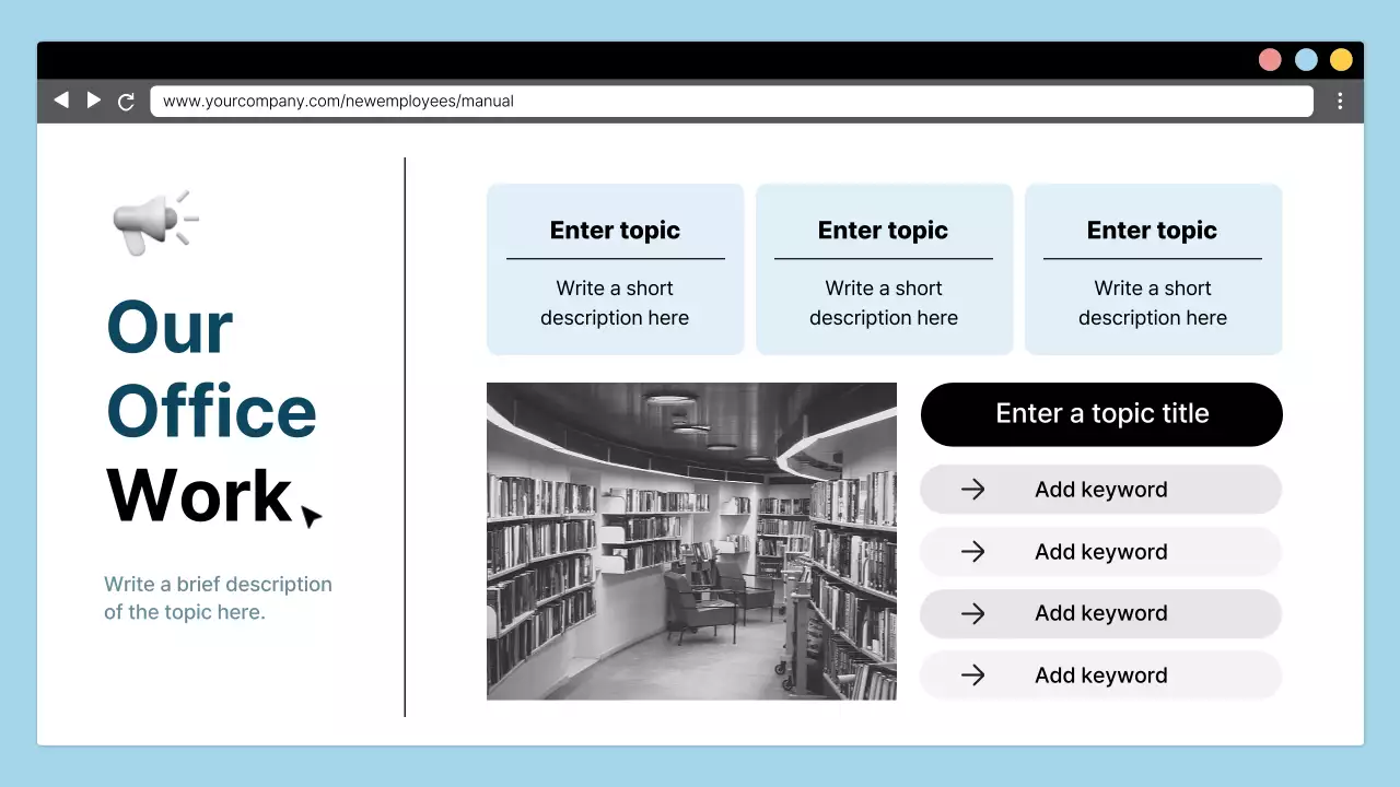 Blue Modern Orientation Guide Presentation