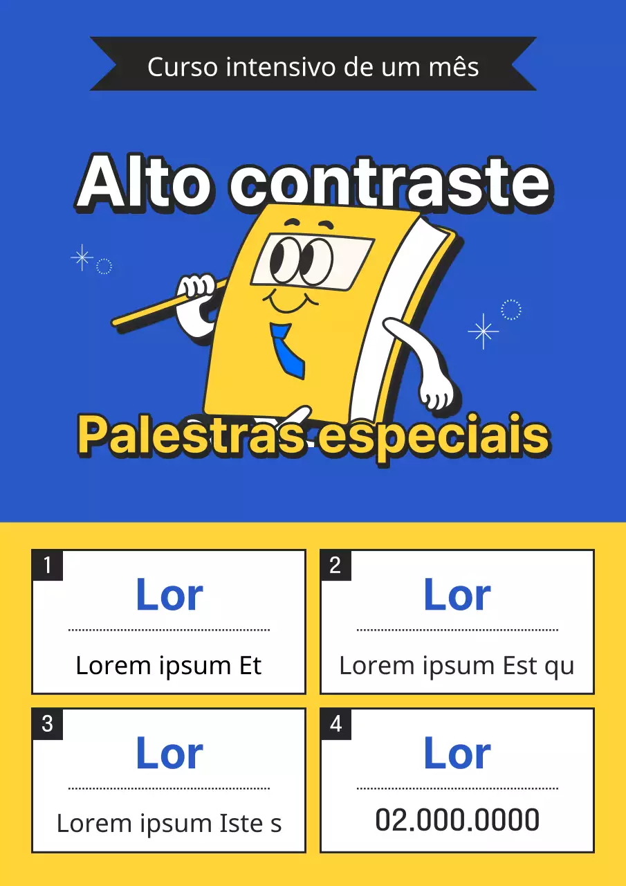 Promover o Seminário de Educadores de Inglês Terciário Azul e Amarelo
