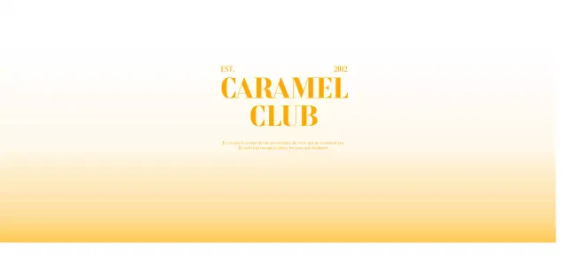 Une conception impressionnante avec des dégradés et une typographie de bon goût