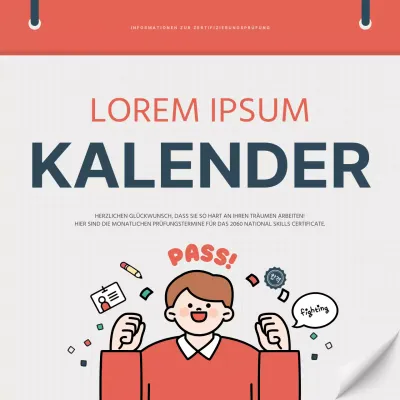 Über die einfache rote und marineblaue Zertifizierung