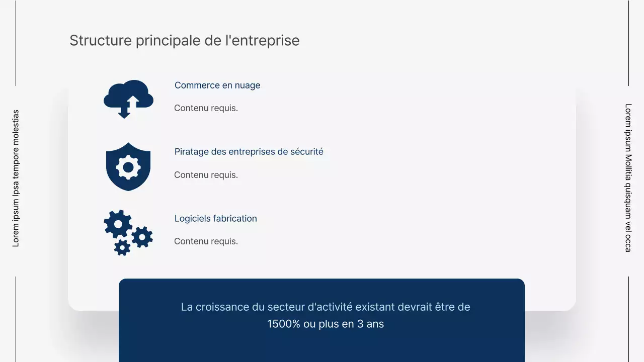 Rapports d'activité modernes en gris et bleu