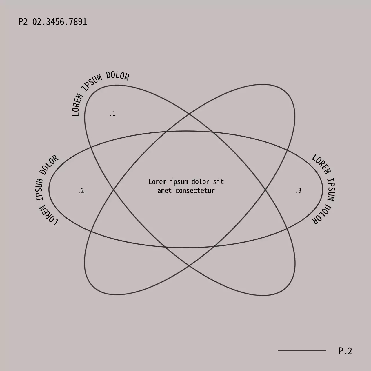 Avviso minimale multiuso grigio e nero