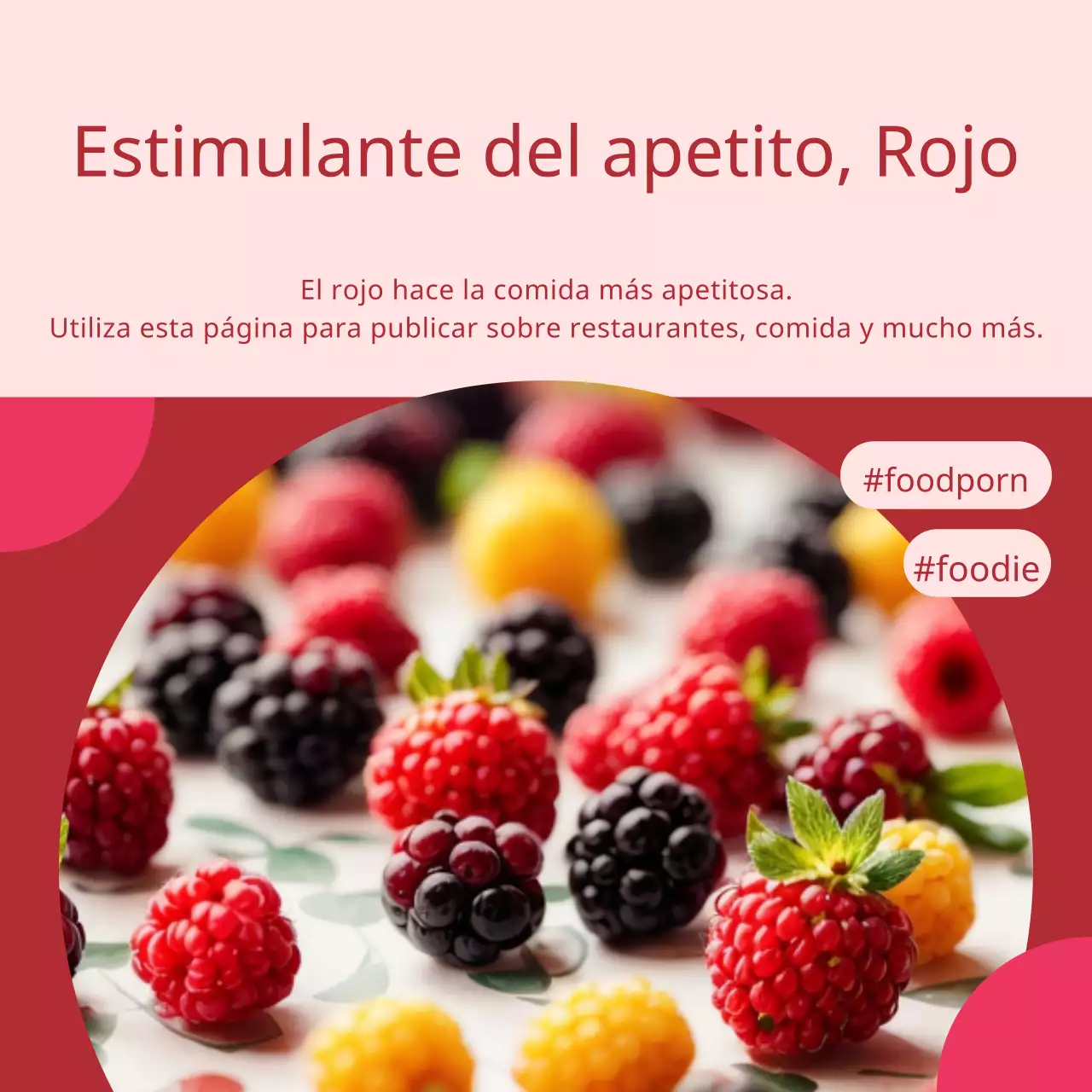 Sencillas portadas para redes sociales en colores naranja y arco iris