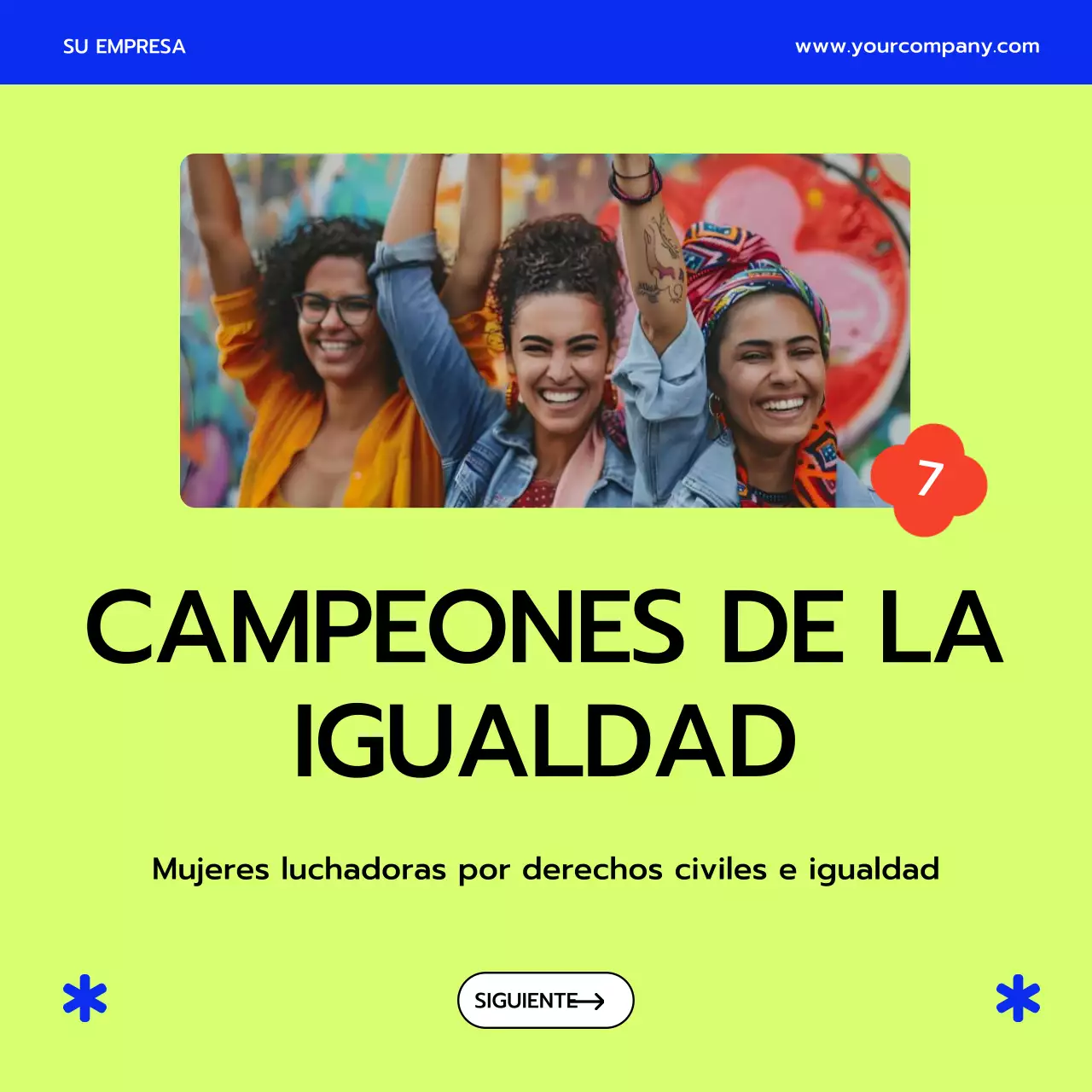 Púrpura y amarillo Pop: consejos para el Mes de la Mujer Publicidad