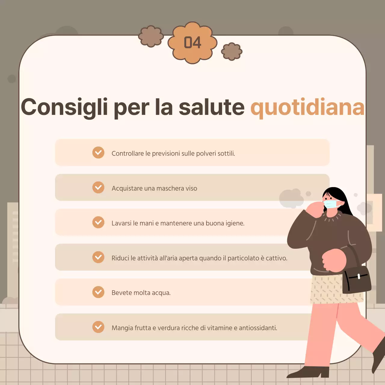 Una semplice spolverata primaverile di beige e marroni.