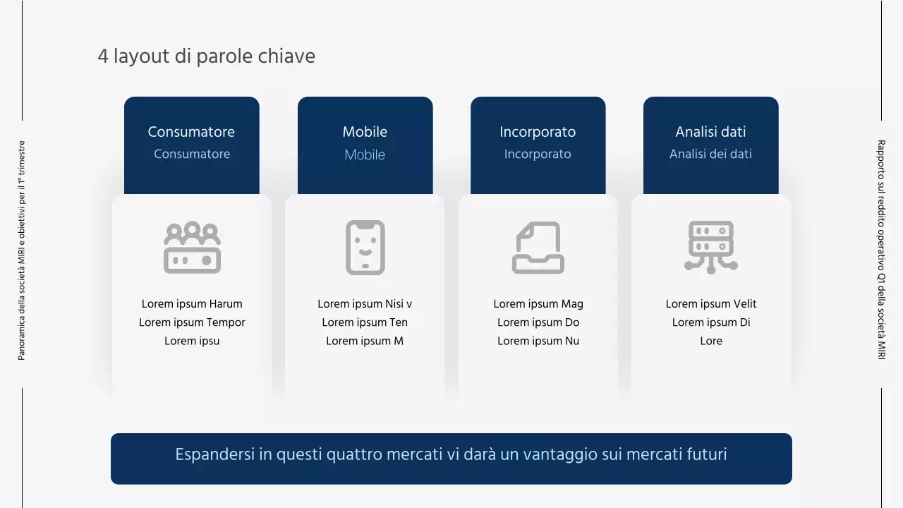 Rapporti di lavoro moderni in grigio e blu