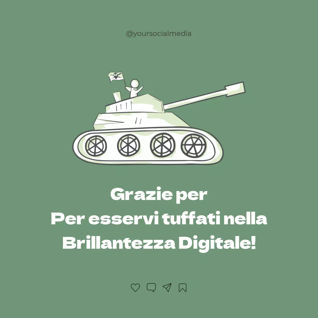 Grigio e verde Guida al marketing digitale moderno Guida ai suggerimenti