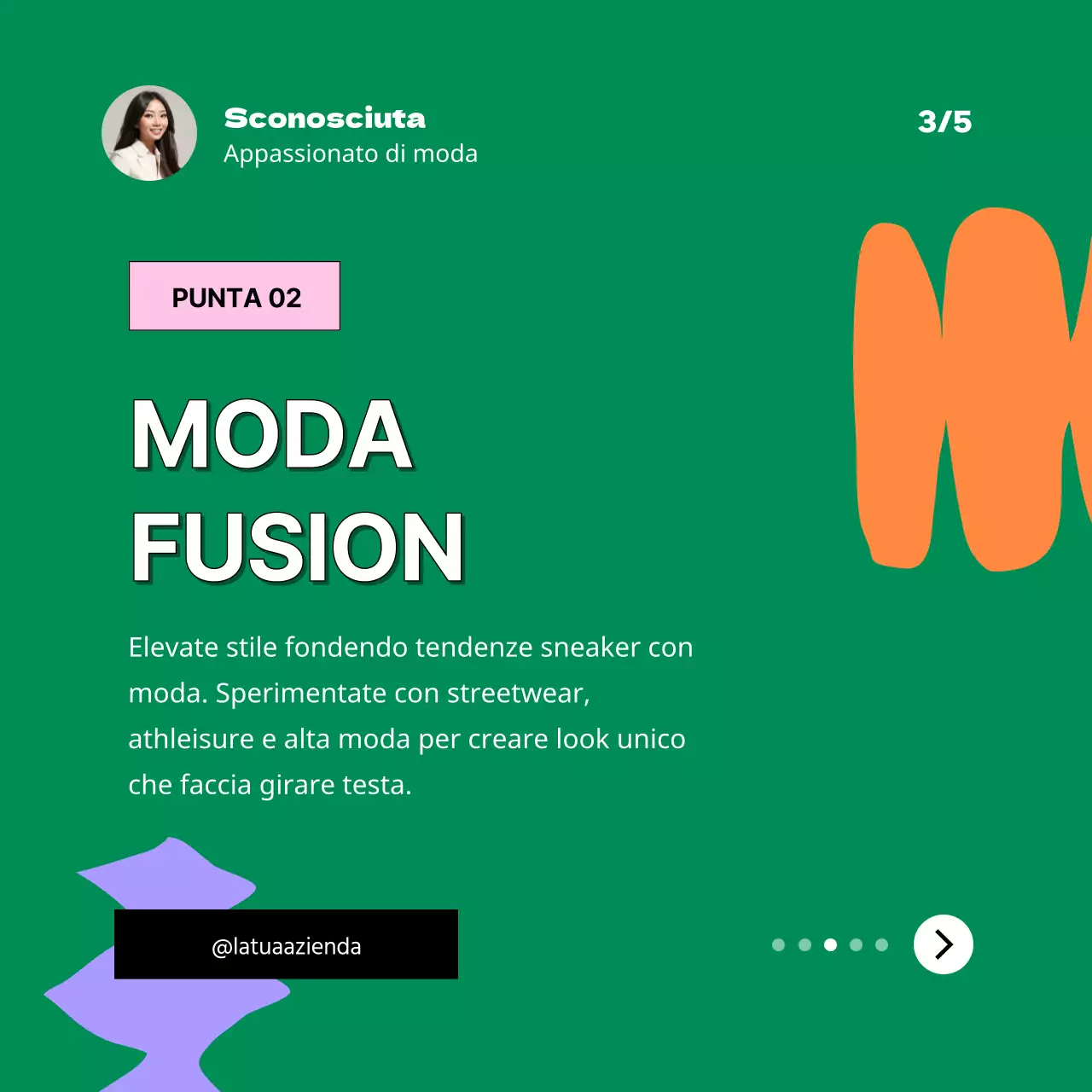 Viola e rosa Consigli di moda di tendenza Pubblicità