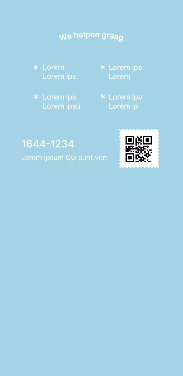 Reisbureau merchandise met wolken en lichtblauwe achtergrond met sterren en schreefletters