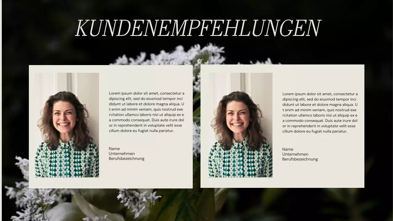 Beige und Khaki Minimalistisches Kreativ-Portfolio Material