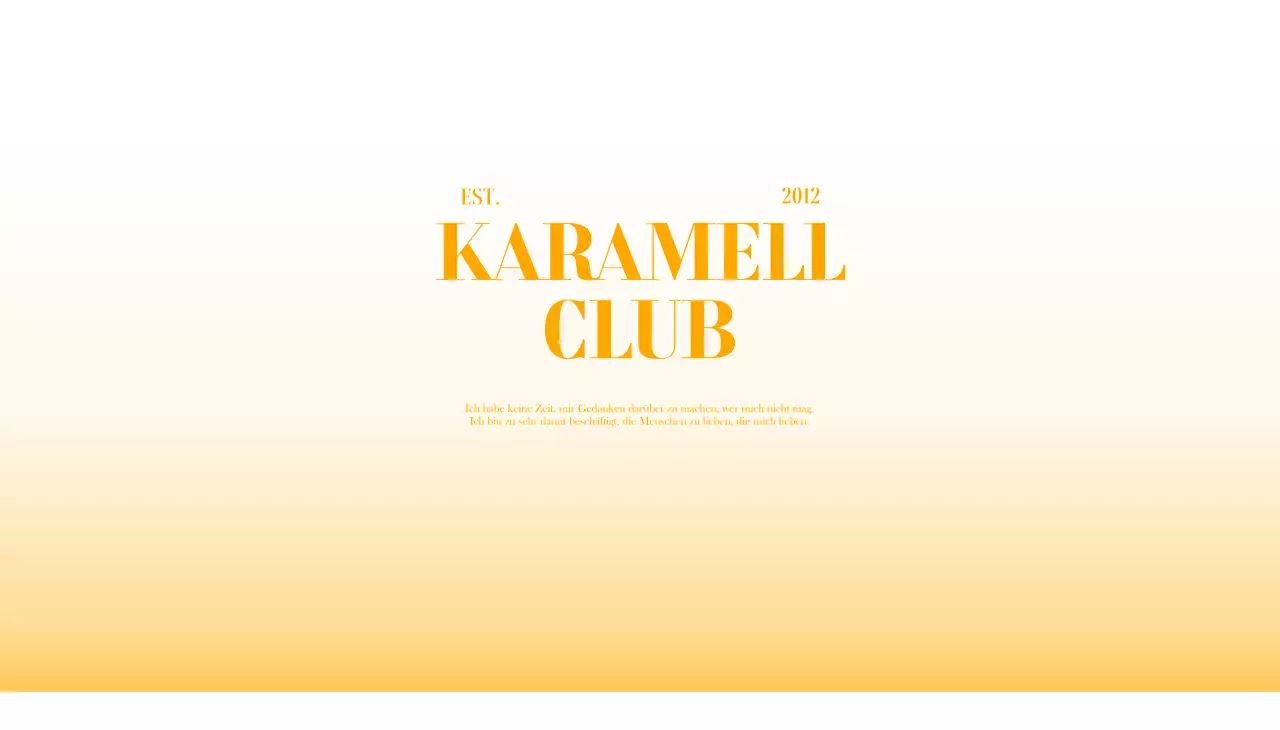 Eindrucksvolles Design mit geschmackvollen Farbverläufen und typografischer Platzierung