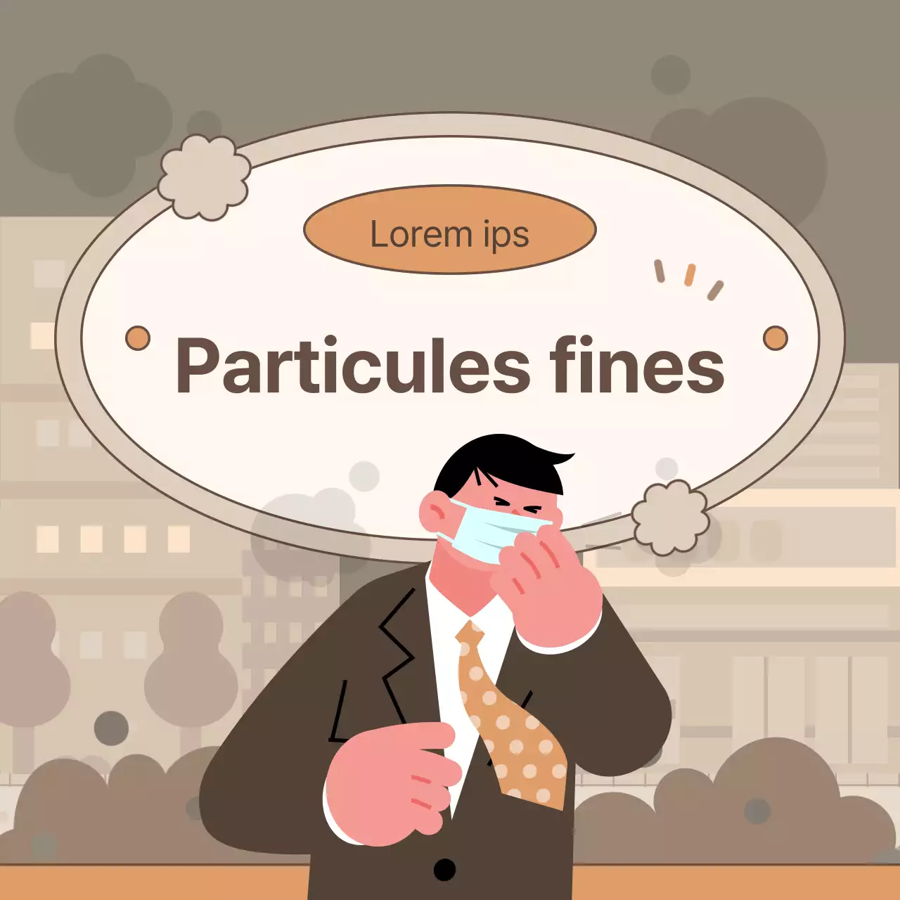 Un simple saupoudrage printanier de beige et de brun post