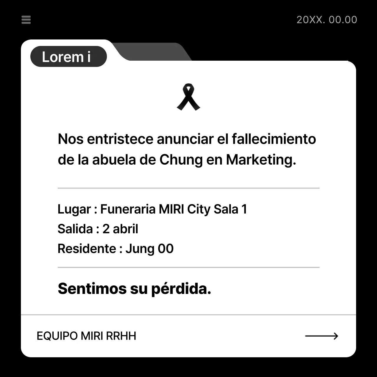 Guía sencilla de anuncios de empresa en azul