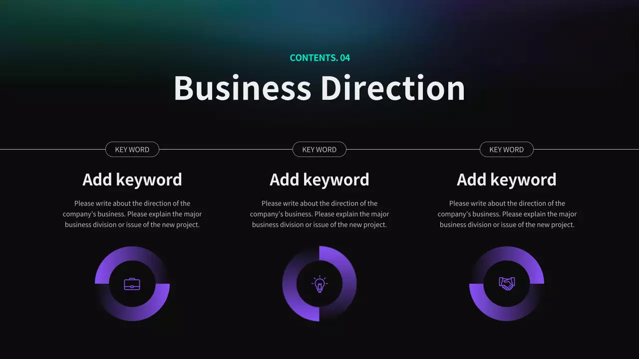 블랙 모던 주주 보고서 문서 프레젠테이션
