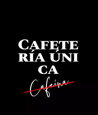 Para promocionar una cafetería con un concepto de letras