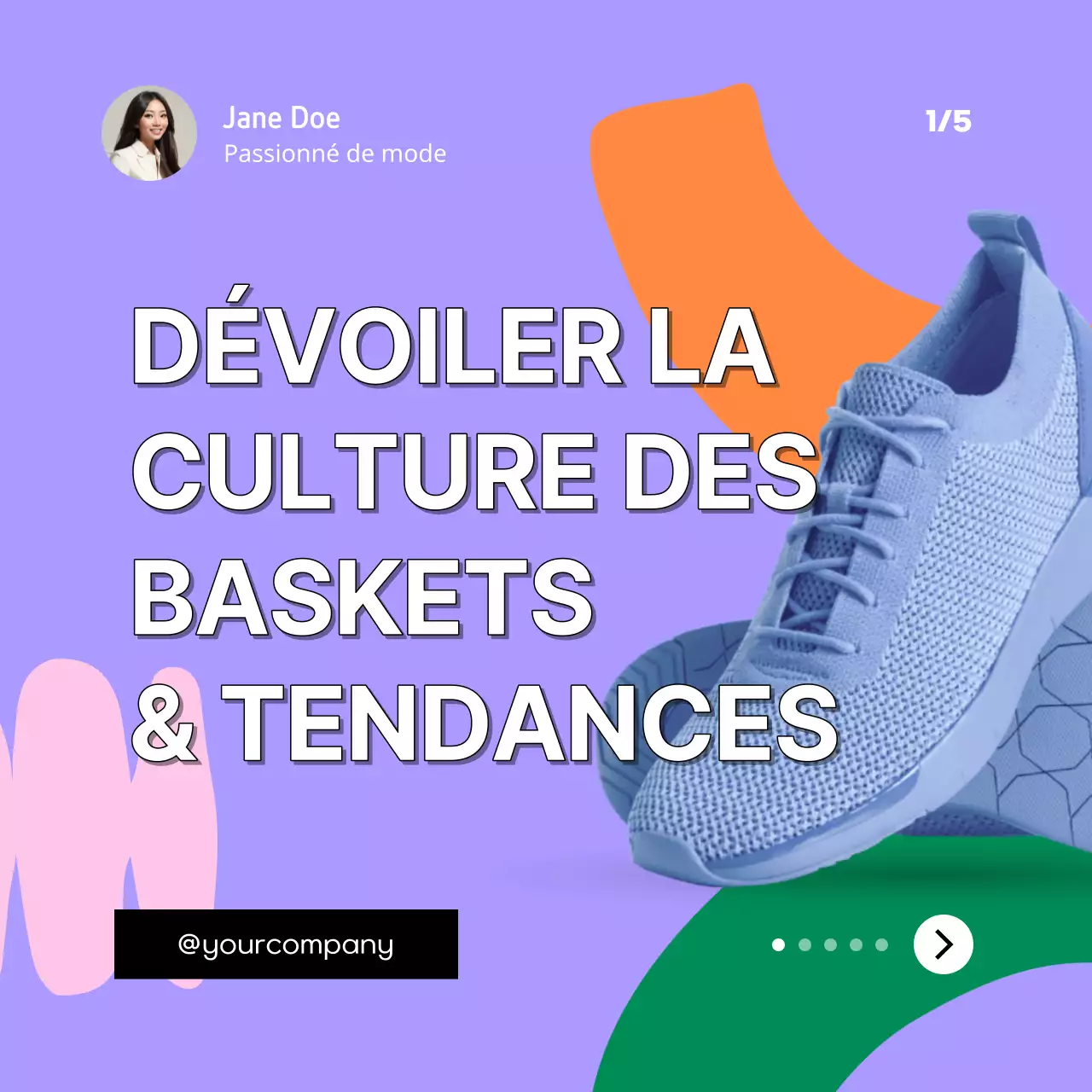 Pourpre et rose Conseils de mode tendance Publicité