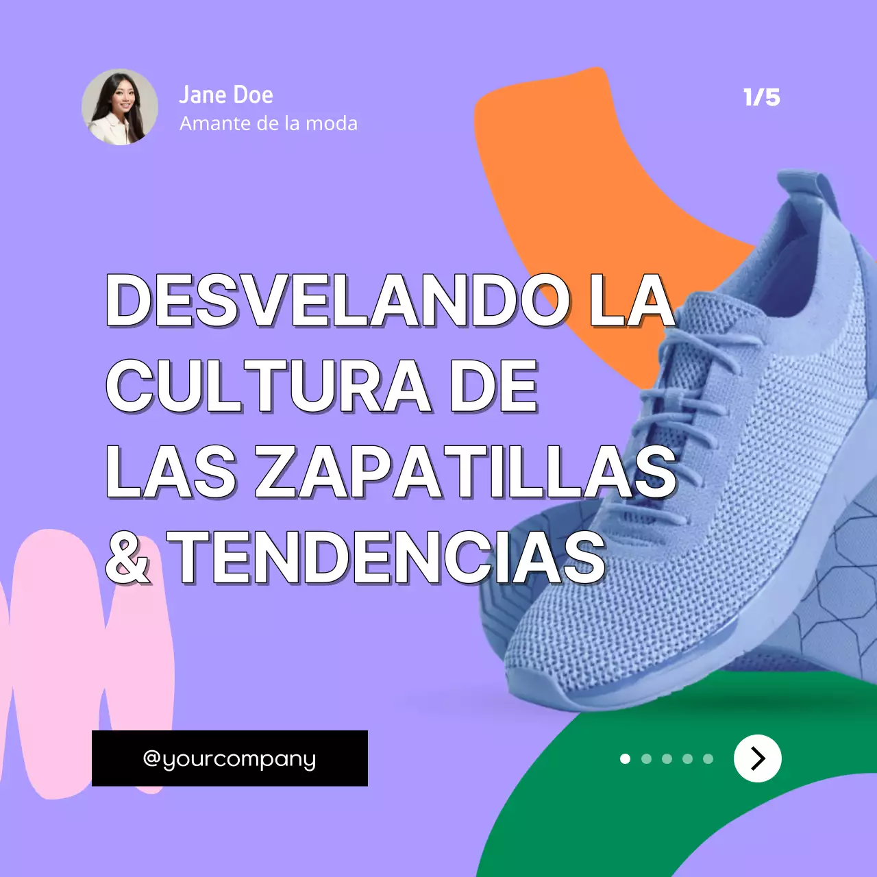 Púrpura y rosa Consejos de moda Publicidad