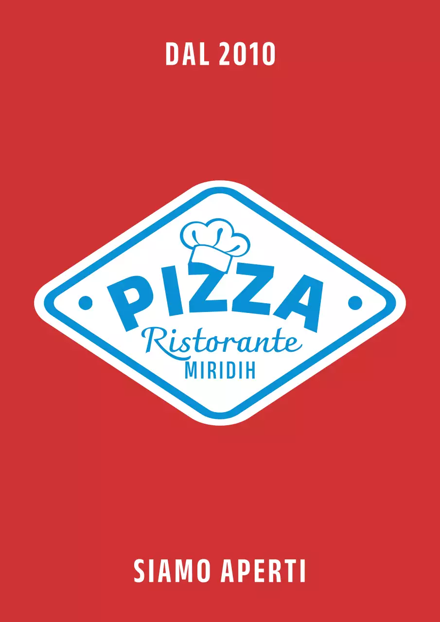 Ristorante italiano Red Blue Pizza