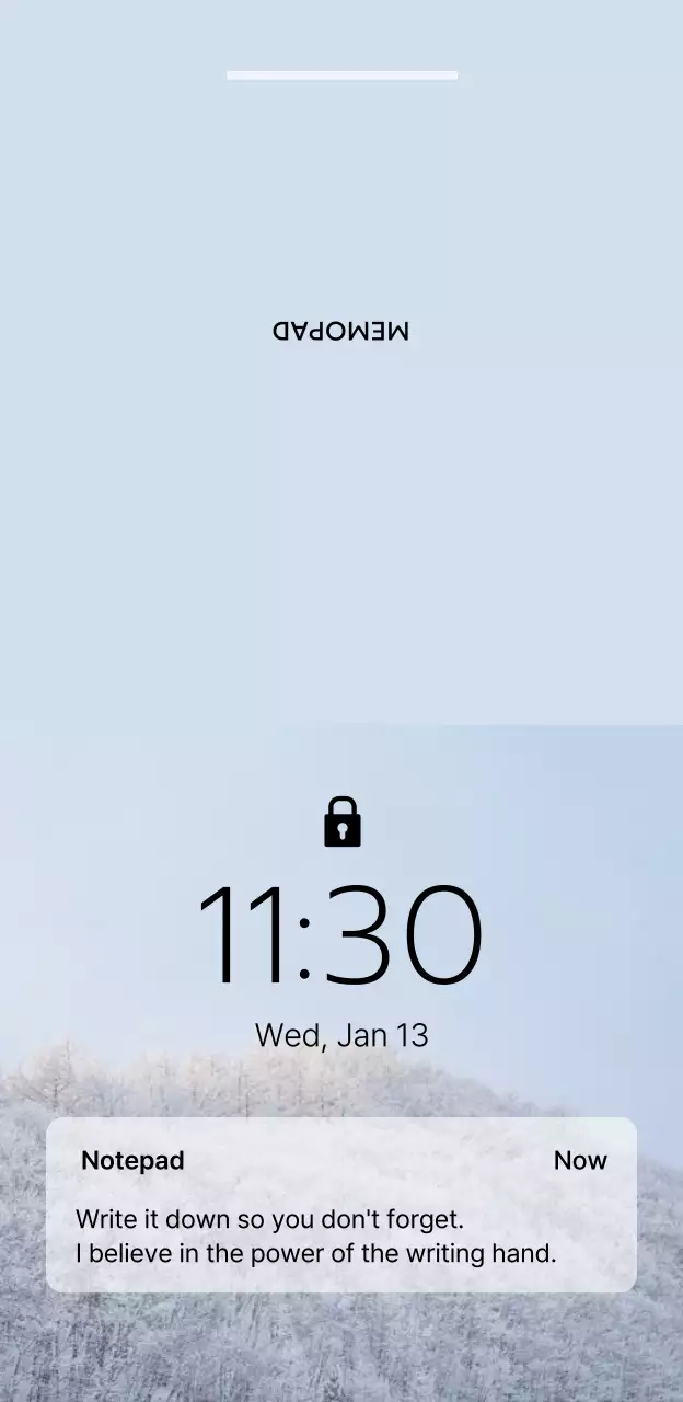 Designing a phone notification concept