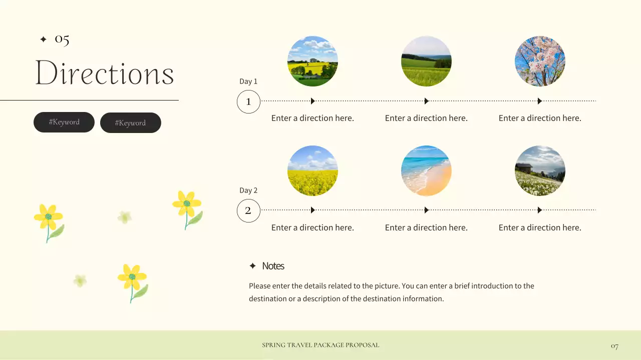 베이지색 우아한 여행 프레젠테이션
