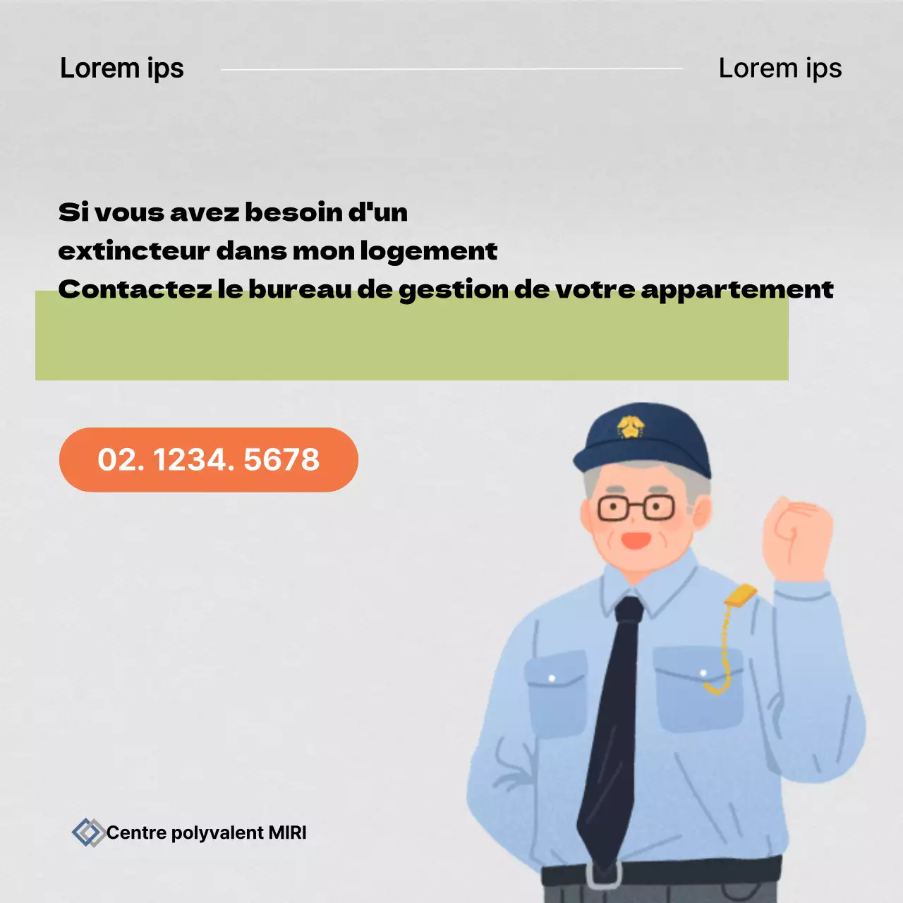 Les bulletins d'information sur la préparation aux évacuations en cas d'incendie sont à la mode en orange et en vert