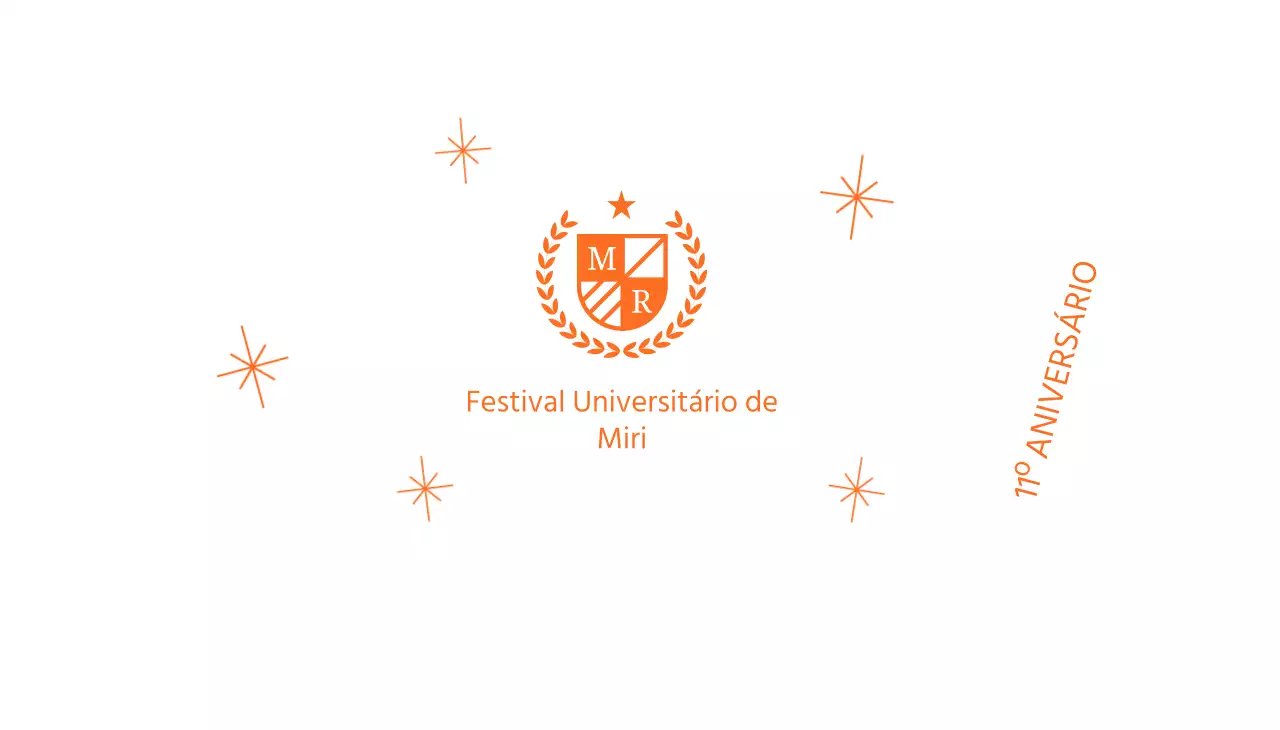 Festas escolares com o logótipo da escola com louro e purpurinas