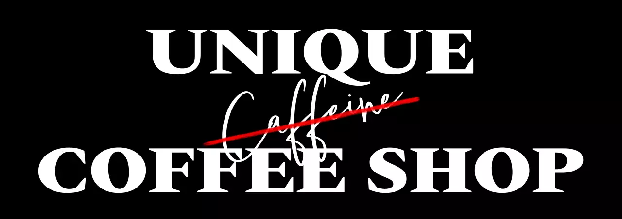 For promoting a coffee shop with a lettering concept