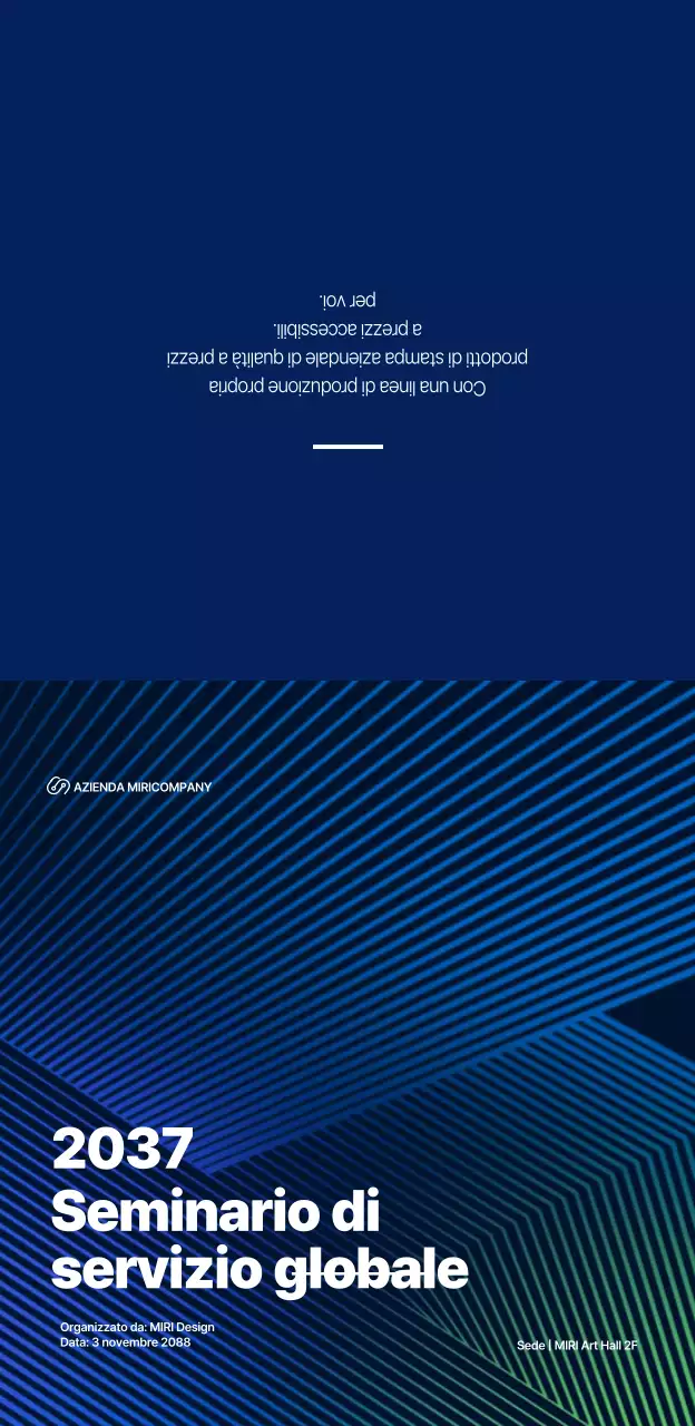 Promuovere seminari aziendali nei gradienti della marina