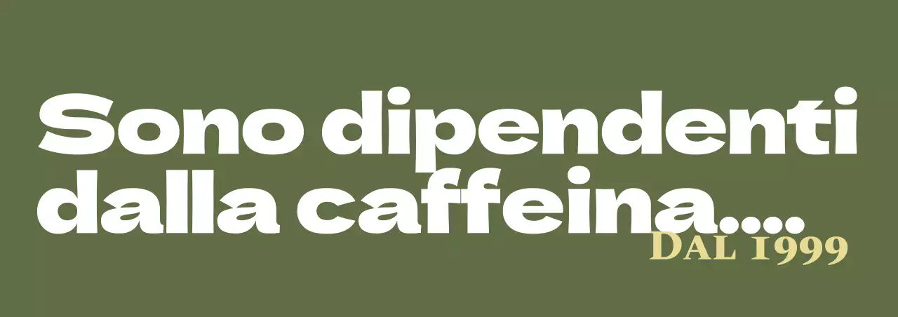Merce da caffè con concetto di lettering