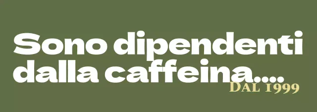 Merce da caffè con concetto di lettering