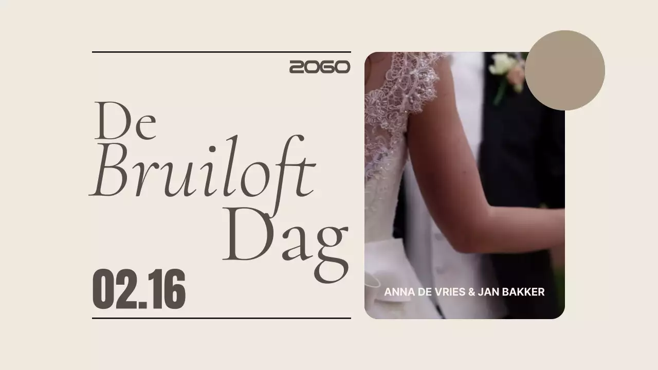 Een eenvoudig, makkelijk te maken beige aperitiefvideo