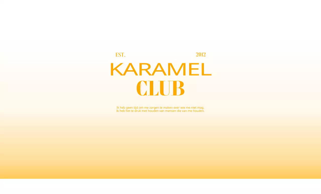 Indrukwekkend ontwerp met smaakvolle verlopen en plaatsing van typografie