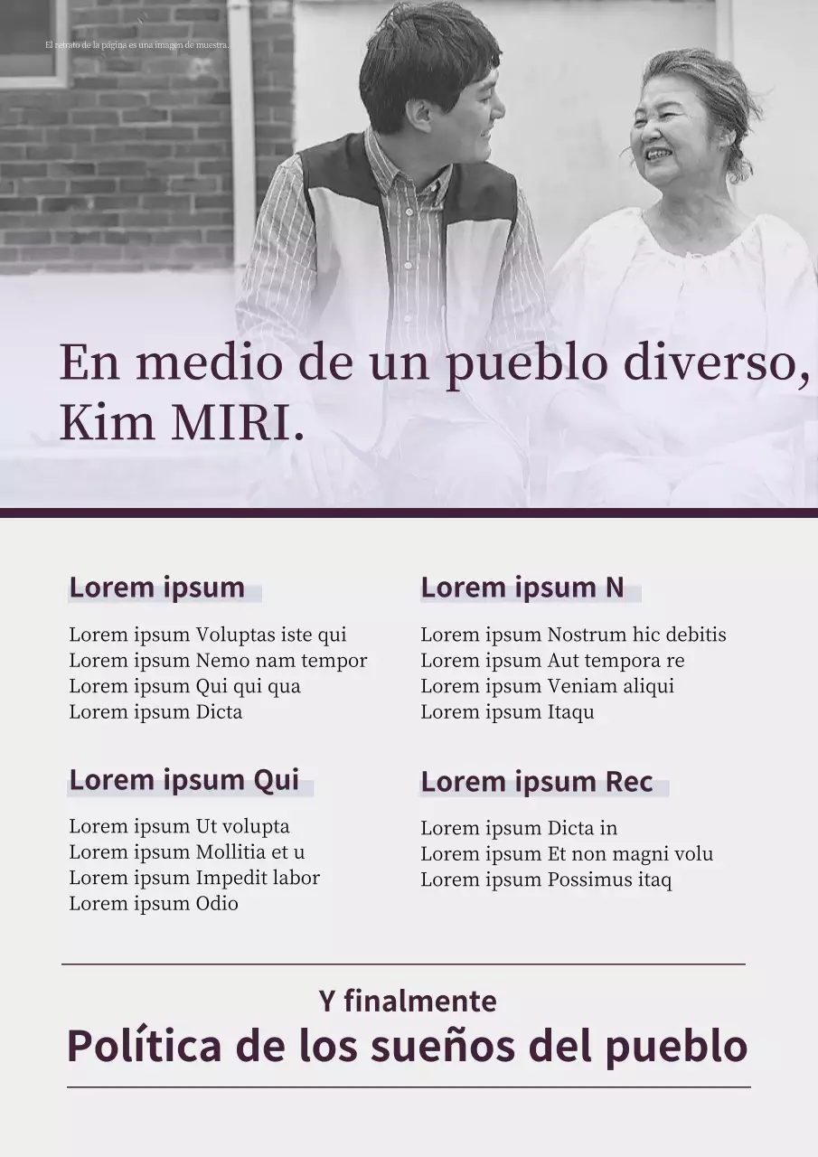 Promover una simple candidatura electoral en morado