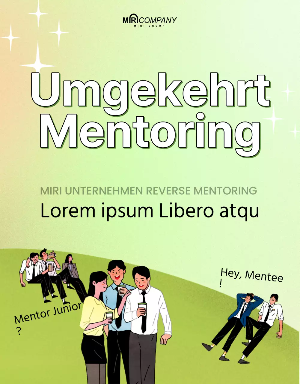 Wir suchen Leute, die an unserem netten kleinen Mentorenprogramm teilnehmen möchten.