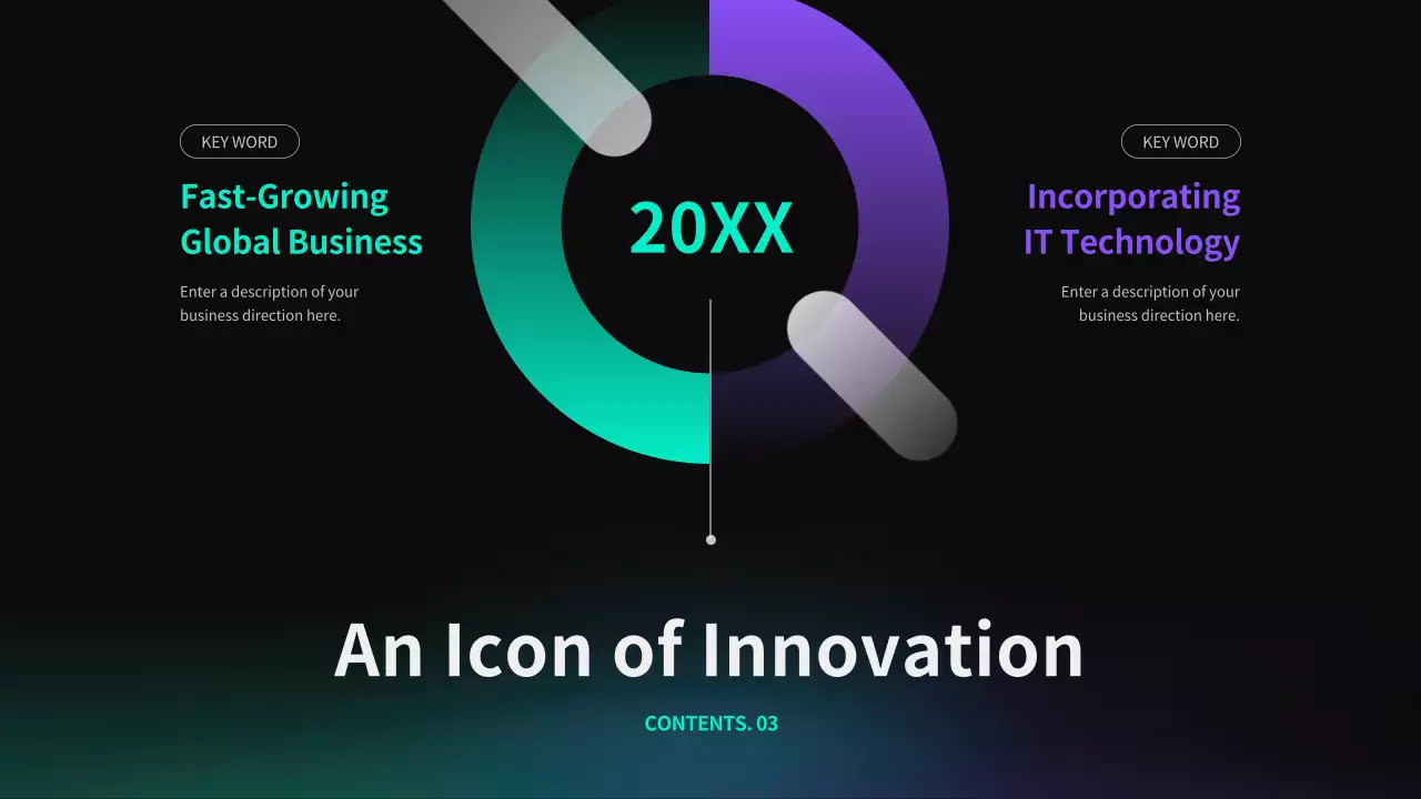 블랙 모던 주주 보고서 문서 프레젠테이션