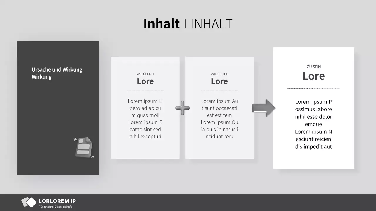 Einfache, grau-weiße Berichte für NGOs