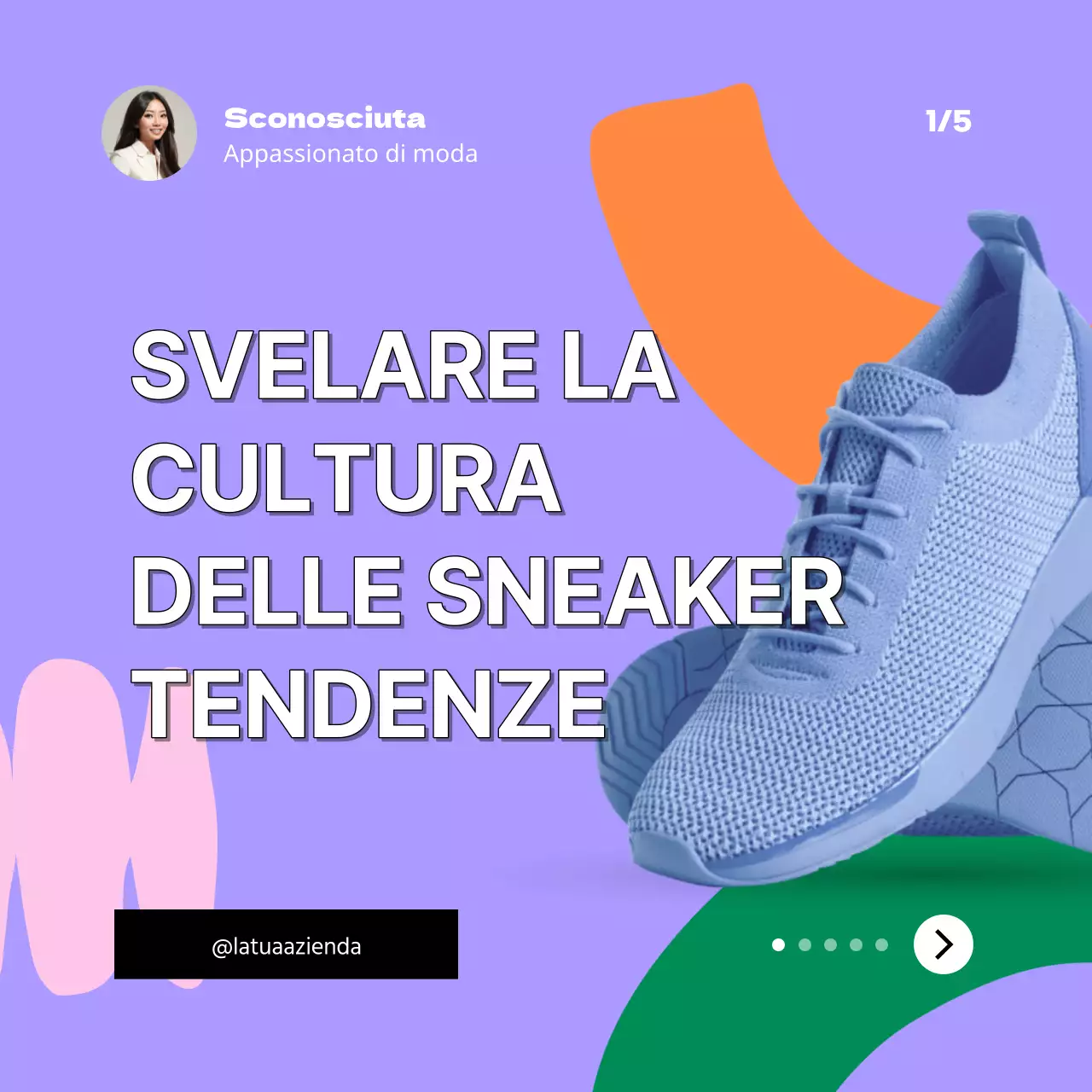 Viola e rosa Consigli di moda di tendenza Pubblicità