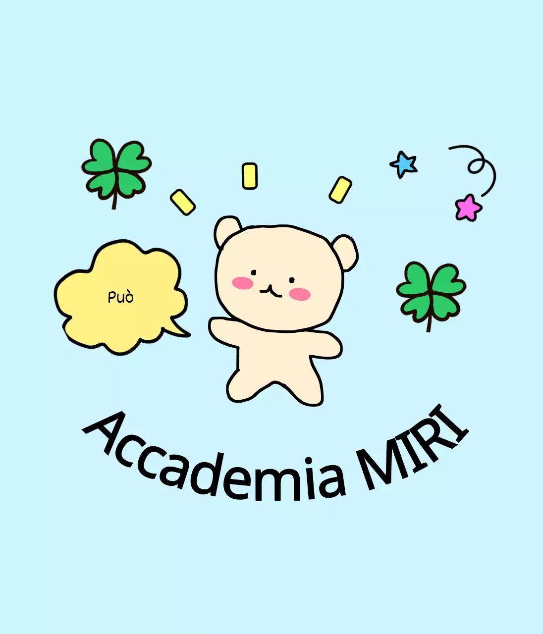 Simpatici articoli per la scuola con personaggi ed elementi colorati