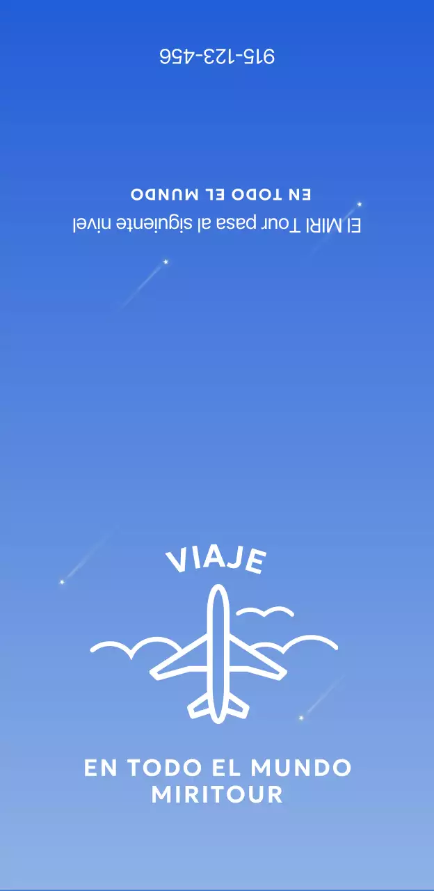 Mercancía sencilla de agencia de viajes con una cuadrícula azul y una ilustración de un avión.