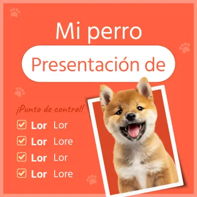 Presentación de nuestro perrito naranja